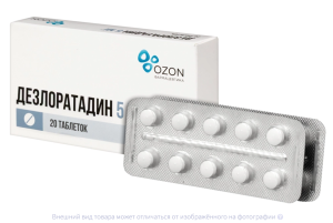 ДЕЗЛОРАТАДИН таб п/об 5мг n20 Озон-Атолл-Риф