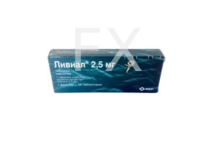 ЛИВИАЛ таб 2.5мг n28