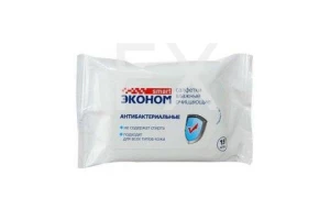 САЛФЕТКИ Эконом Смарт влажные n15 Антибактериальный Авангард