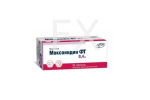 МОКСОНИДИН таб п/об 0.4мг n30 Фармтехнология