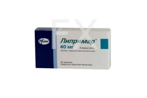 ЛИПРИМАР таб п/об 40мг n100 Пфайзер-Ферросан