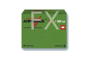 АПРОВАСК таб п/об 10мг+300мг n56