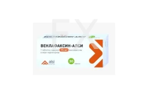 ВЕНЛАФАКСИН АЛСИ таб 75мг n50 Ксантис Фарма-Алси Фарма