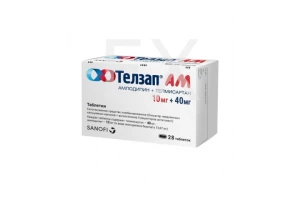 ТЕЛЗАП АМ таб 10мг+40мг n28 Санофи Авентис-Авентис Фарма-Наттерманн-Хиноин-Биоком-Опелла Хелскеа