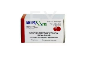 ИММУНОГЛОБУЛИН ЧЕЛОВЕКА НОРМАЛЬНЫЙ р-р д/ин. (фл.) 50мл n1 Микроген-Вирион
