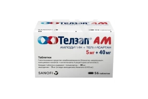 ТЕЛЗАП АМ таб 5мг+40мг n56