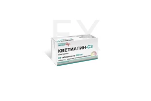 КВЕТИАПИН таб п/об 200мг n60
