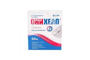 ОНИХЕЛП лак д/ногтей (фл.) 5% 2.5мл
