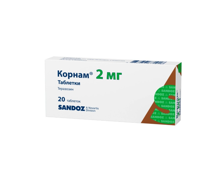 КОРНАМ таб 2мг n20