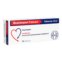 ЭНАЛАПРИЛ Гексал таб 10мг n50 ЭНАЛАПРИЛ Гексал таб 10мг n50