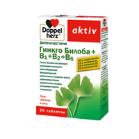 ДОППЕЛЬГЕРЦ АКТИВ ГИНКГО БИЛОБА+В1+В2+В6