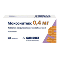 МОКСОНИТЕКС таб п/об 0.4мг 28 шт.