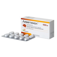 ЛЕВЕТИНОЛ таб п/об 1000мг 30 шт.