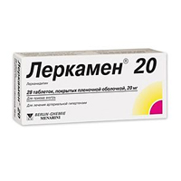 ЛЕРКАМЕН таб п/об 20мг 28 шт.