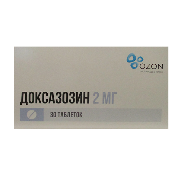 ДОКСАЗОЗИН таб 2мг 30 шт.