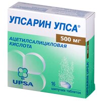 УПСАРИН-УПСА таб шип. 500мг n16