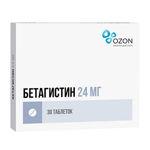 БЕТАГИСТИН таб 24мг n60