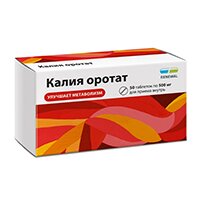 КАЛИЯ ОРОТАТ таб 500мг n20