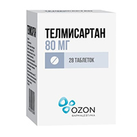 ТЕЛМИСАРТАН таб 80мг 28 шт.