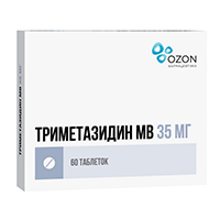 ТРИМЕТАЗИДИН МВ таб п/об 35мг 60 шт.