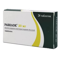 РАБЕЛОК таб п/об 20мг 28 шт.