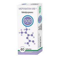 МЕРИФАТИН таб п/об 500мг 60 шт.
