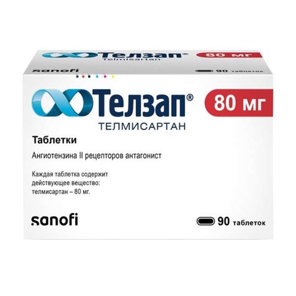 ТЕЛЗАП таб п/об 80мг n30