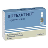 НОРБАКТИН таб п/об 400мг n20