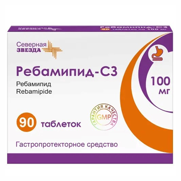 РЕБАМИПИД таб п/об 100мг n60