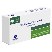 ЭЗОМЕПРАЗОЛ таб п/об 40мг 28 шт.