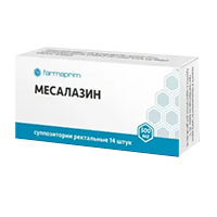 МЕСАЛАЗИН супп. 500мг n10 МЕСАЛАЗИН супп. 500мг n10
