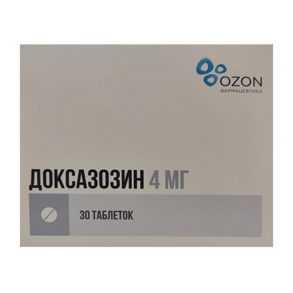 ДОКСАЗОЗИН таб 4мг n30