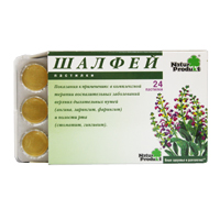 ШАЛФЕЙ С СОЛОДКОЙ МЕНТОЛОМ И ВИТАМИНОМ С