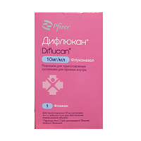 ДИФЛЮКАН пор. д/сусп. (фл.) 50мг/5мл - 24.4г 1 шт.