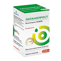ЛАТАНОПРОСТ капли гл. (фл.) 0.005% - 2.5мл