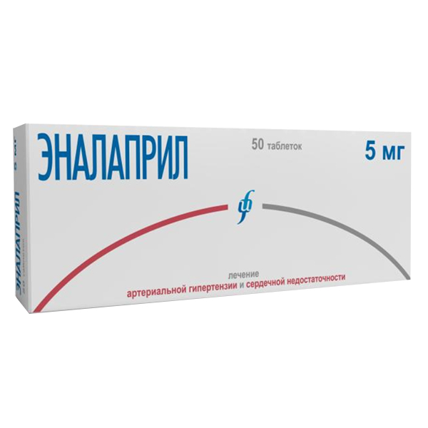 ЭНАЛАПРИЛ таб 5мг n60 ЭНАЛАПРИЛ таб 5мг n60