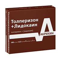 ТОЛПЕРИЗОН+ЛИДОКАИН