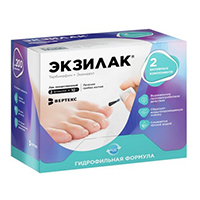 ЭКЗИЛАК лак д/ногтей (фл.) 4%+3% 10мл 2 шт.