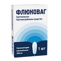 ФЛЮКОВАГ супп. ваг. 300мг n1