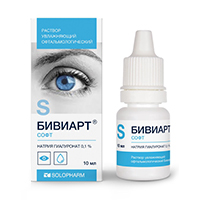 БИВИАРТ СОФТ р-р офтал. увлажняющий 0,1% 10мл