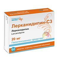 ЛЕРКАНИДИПИН таб п/об 20мг 60 шт.