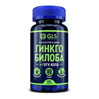 ДЖИ ЭЛ ЭС (GLS) Гинкго билоба + готу кола капс. 60 шт.