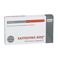 КАПТОПРИЛ таб 50мг 30 шт.