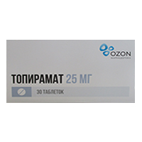 ТОПИРАМАТ таб п/об 25мг 28 шт.