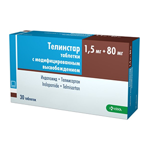 ТЕЛИНСТАР таб 1.5мг + 80мг n30