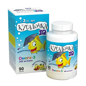 КУСАЛОЧКА АЙКЬЮ ОМЕГА капс. жев. n60