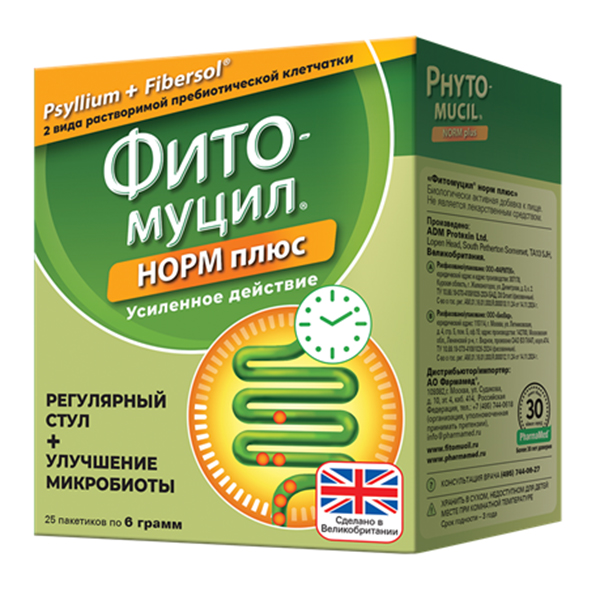 ФИТОМУЦИЛ НОРМ ПЛЮС