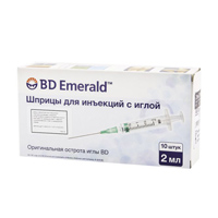 Шприц одноразовый INEKTA с иглой