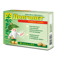 ДОЛГОЛЕТ таб 500мг n80