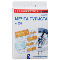 ПЛАСТЫРЬ набор Мечта туриста n24